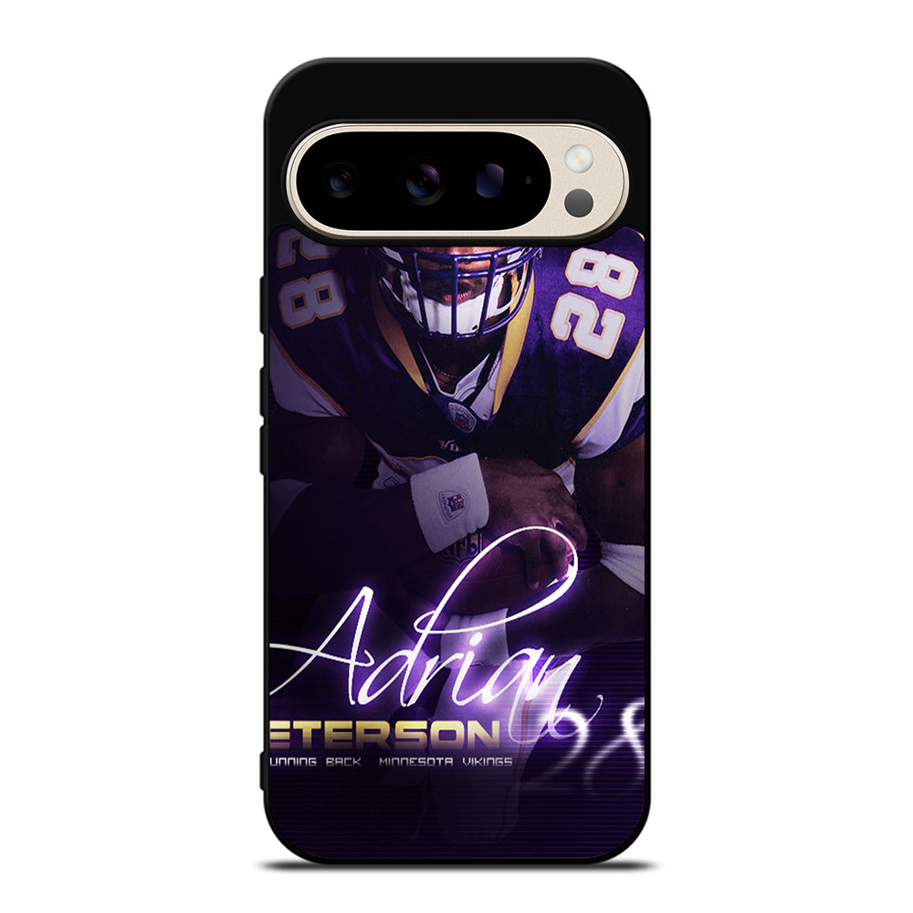 ADRIAN PETERSON NFL SIGNATURE Google Pixel 9 Pro Case Cover