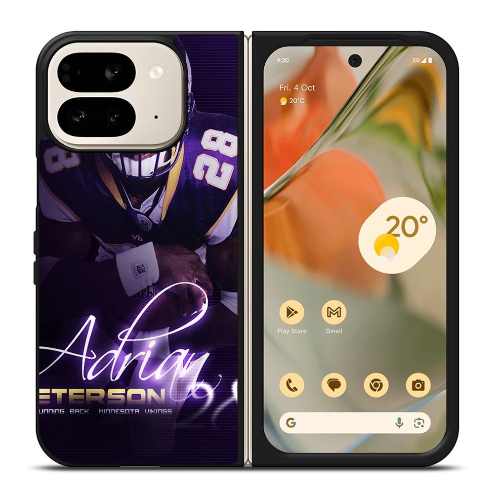 ADRIAN PETERSON NFL SIGNATURE Google Pixel 9 Pro Fold Case Cover