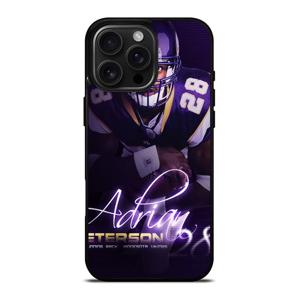 ADRIAN PETERSON NFL SIGNATURE iPhone 16 Pro Max Case Cover