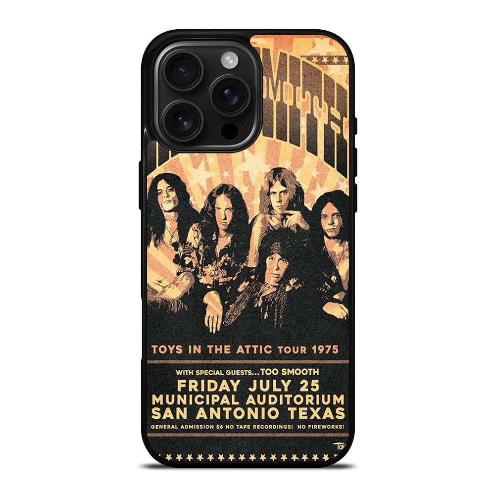 AEROSMITH POSTER iPhone 16 Pro Max Case Cover
