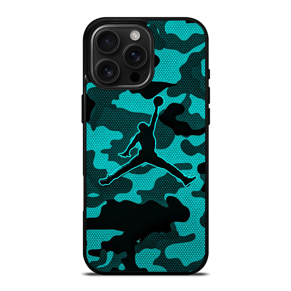 AIR JORDAN CAMO LOGO iPhone 16 Pro Max Case Cover