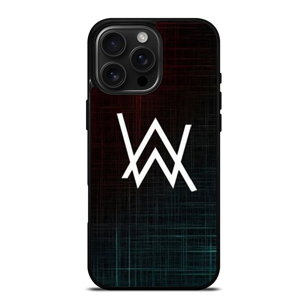 ALAN WALKER DJ LOGO iPhone 16 Pro Max Case Cover