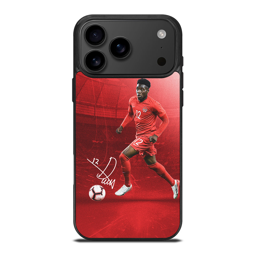 ALPHONSO DAVIES CANADA SOCCER TEAM SIGNATURE iPhone 17 Pro Max Case Cover