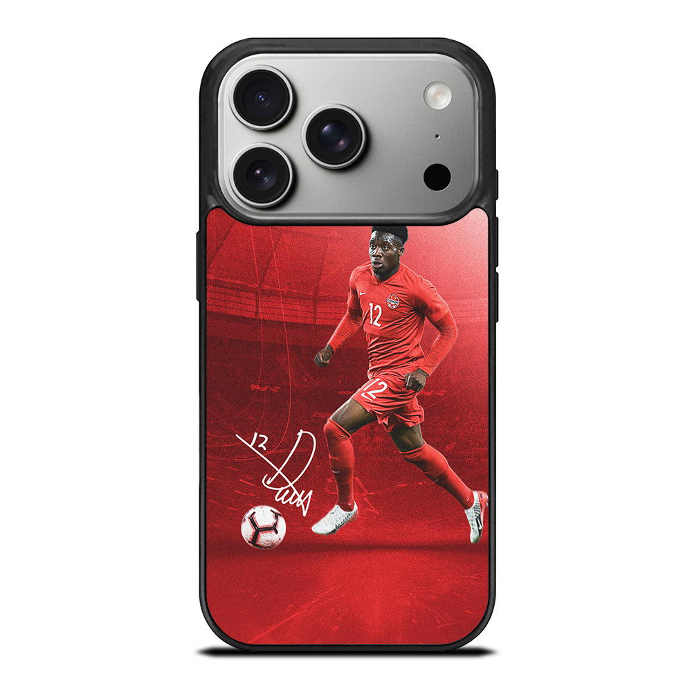 ALPHONSO DAVIES CANADA SOCCER TEAM SIGNATURE iPhone 17 Pro Case Cover