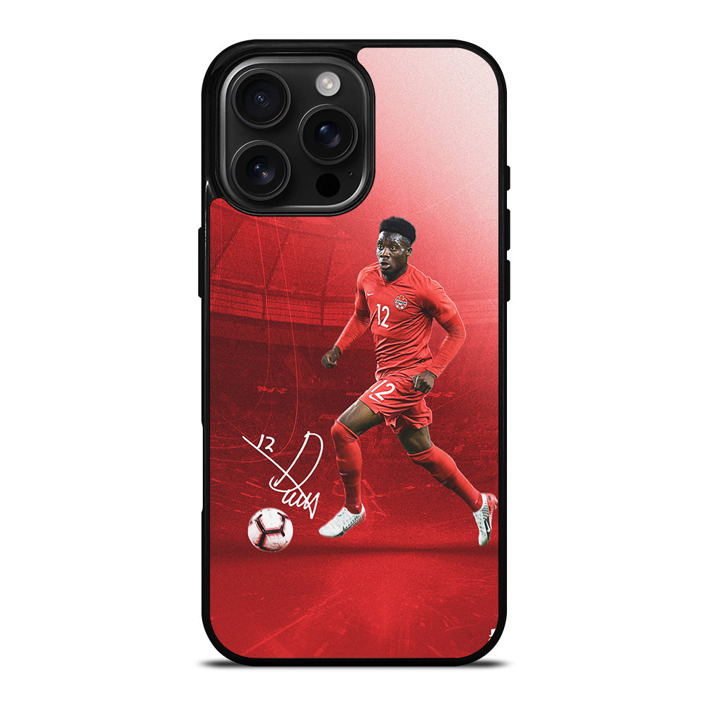ALPHONSO DAVIES CANADA SOCCER TEAM SIGNATURE iPhone 16 Pro Max Case Cover