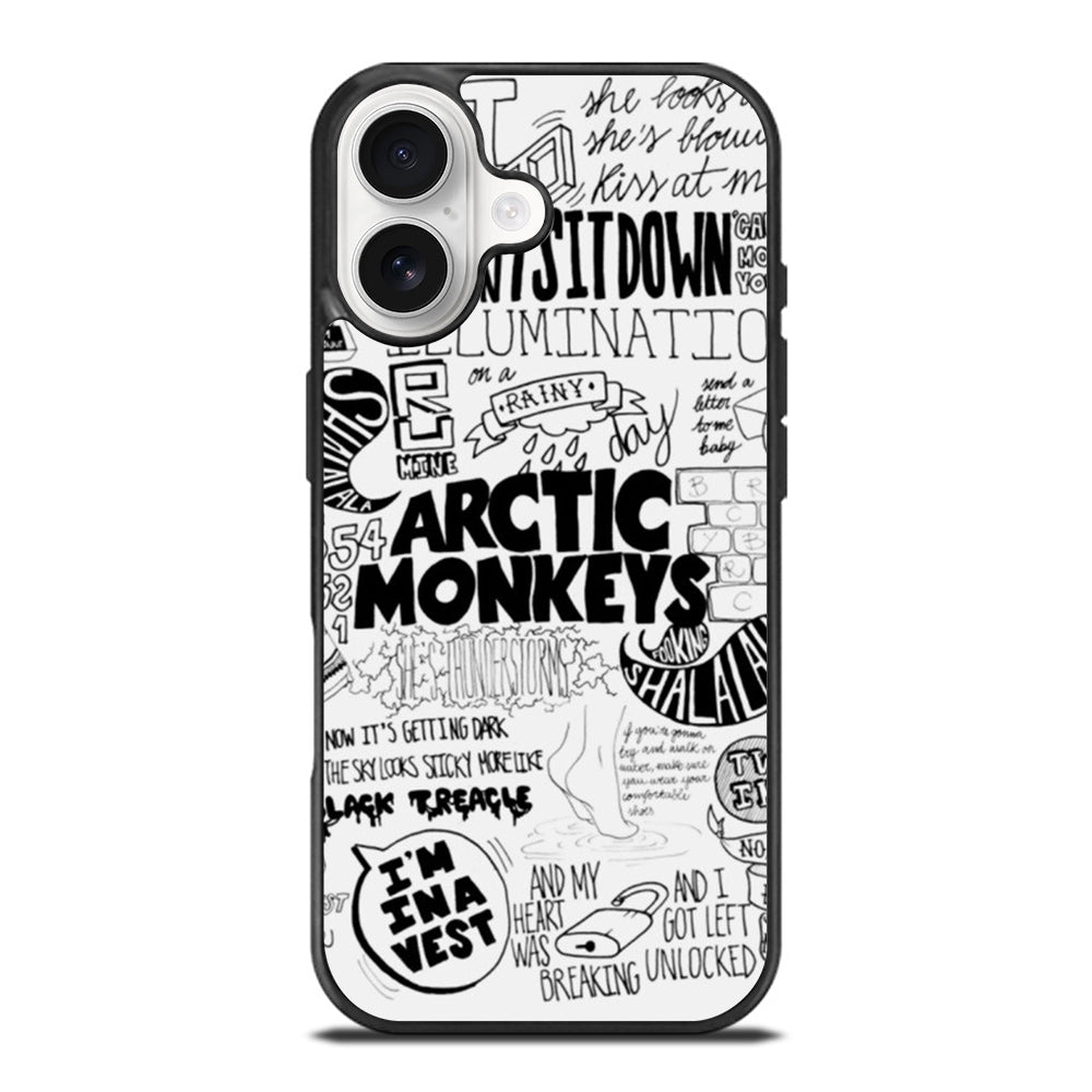 ARCTIC MONKEYS BAND LYRIC iPhone 17 Case Cover