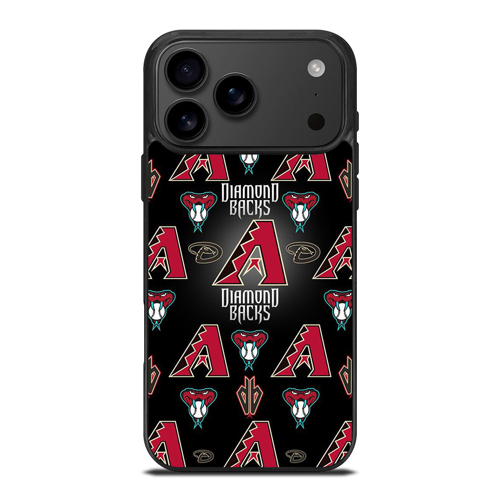 ARIZONA DIAMONDBACKS PATTERN LOGO iPhone 17 Pro Max Case Cover