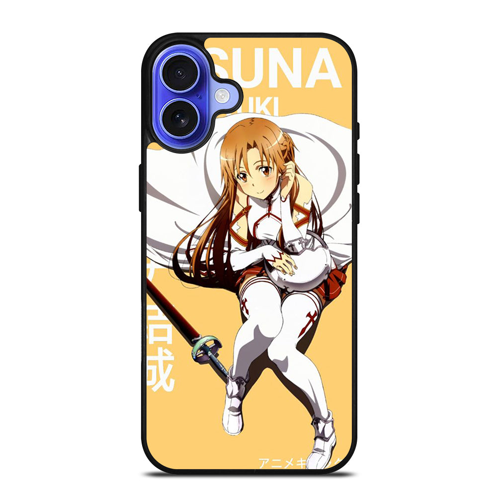 ASUNA YUUKI SWORD ART ONLINE ANIME SERIES iPhone 16 Case Cover
