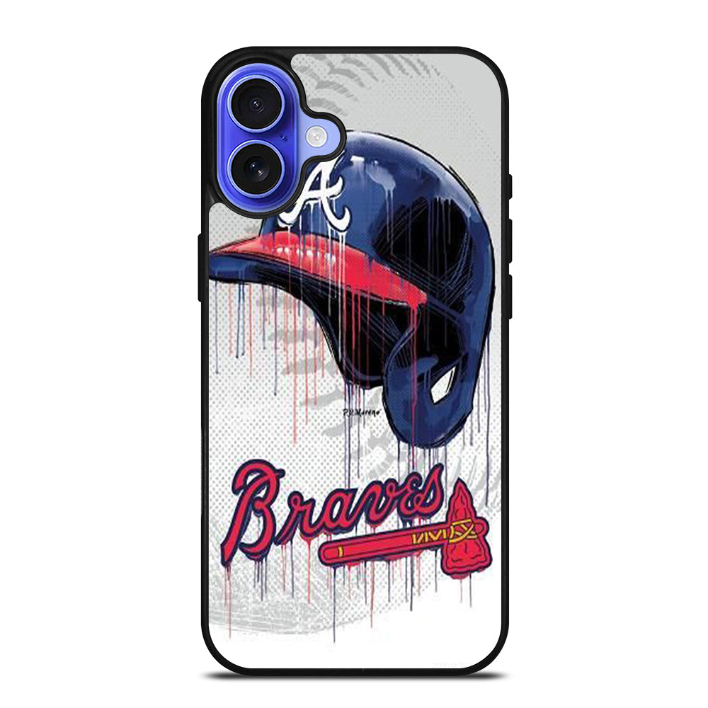 ATLANTA BRAVES HELMET iPhone 16 Case Cover