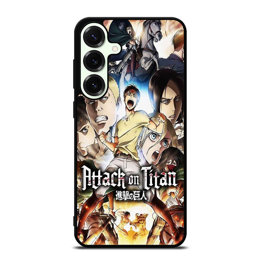ATTACK ON TITAN CHARACTER ANIME SERIES Samsung Galaxy S25 Plus Case Cover