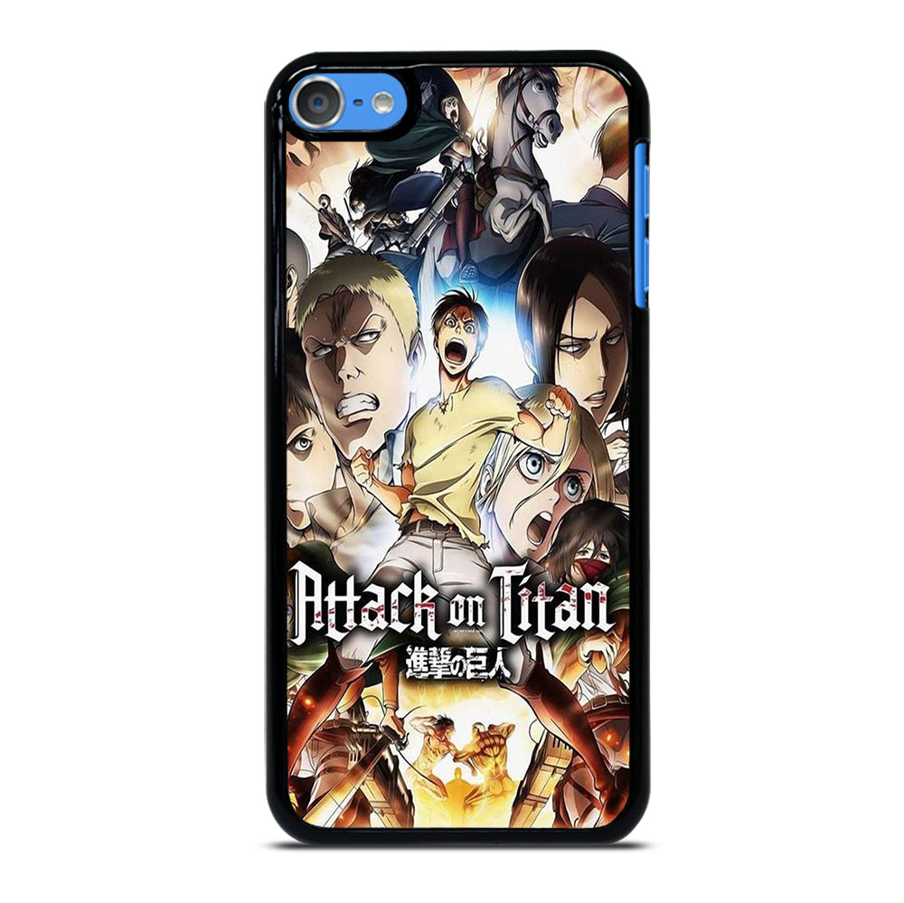 ATTACK ON TITAN CHARACTER ANIME SERIES iPod Touch 7 Case Cover