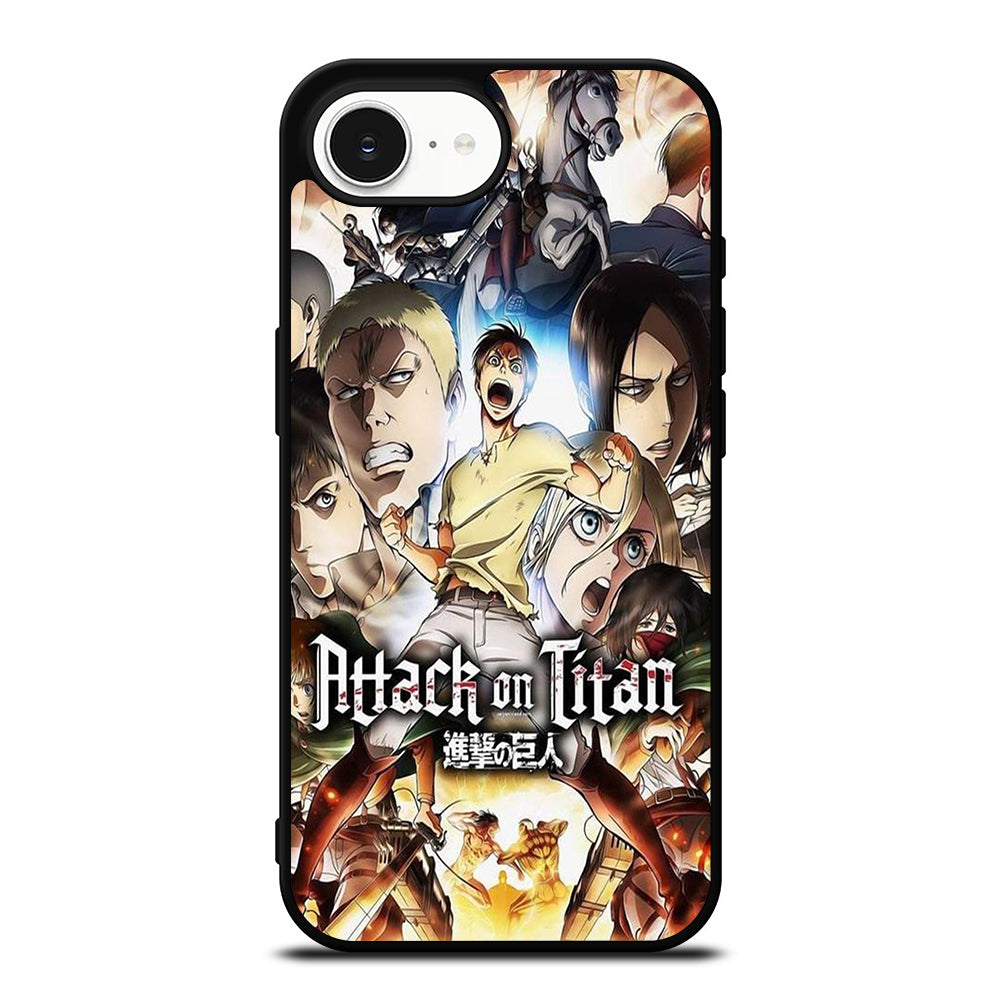 ATTACK ON TITAN CHARACTER ANIME SERIES iPhone 16e Case Cover