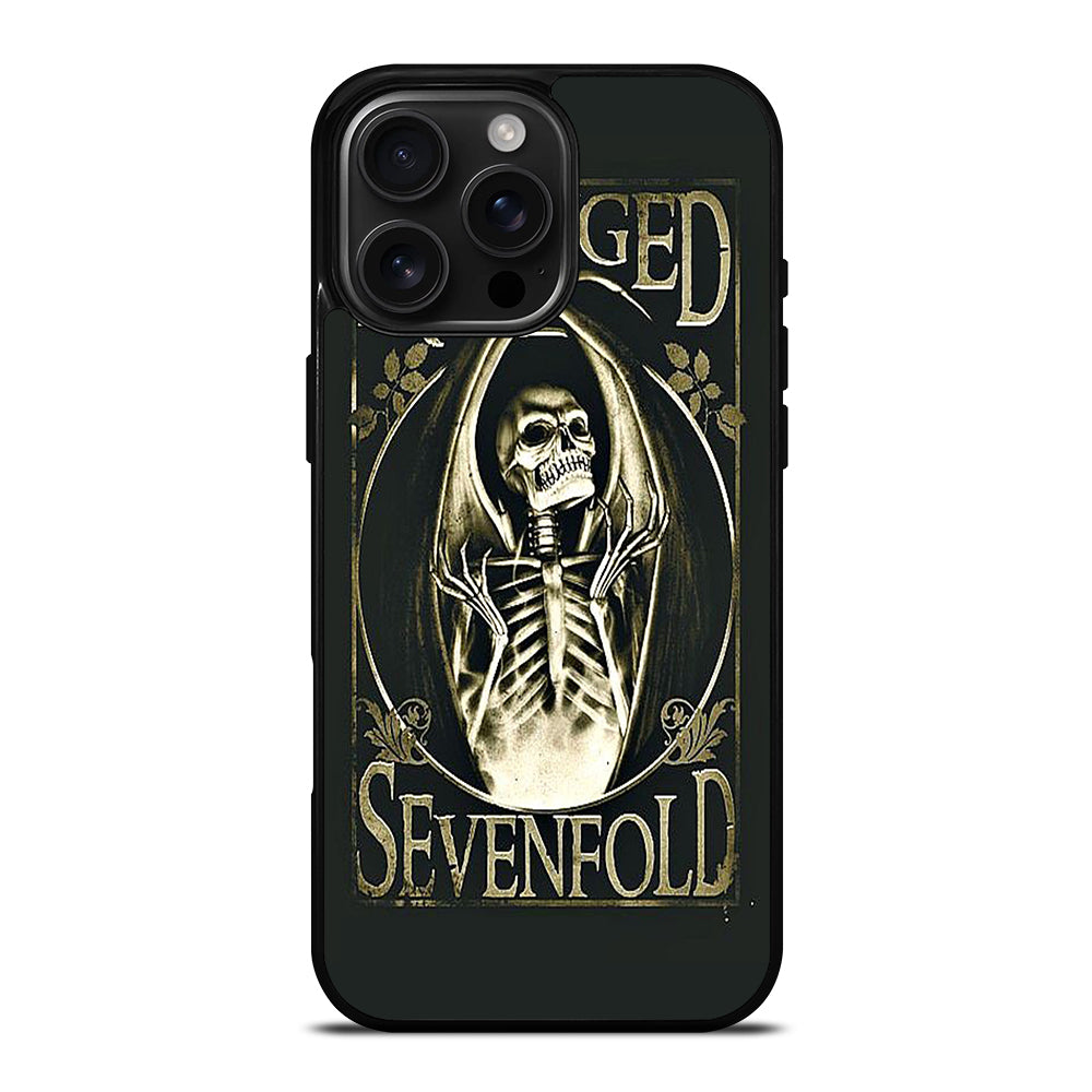 AVENGED SEVENFOLD BAND SKULL LOGO iPhone 16 Pro Max Case Cover