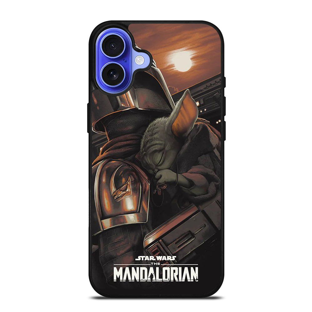 BABY YODA AND THE MANDALORIAN iPhone 16 Case Cover