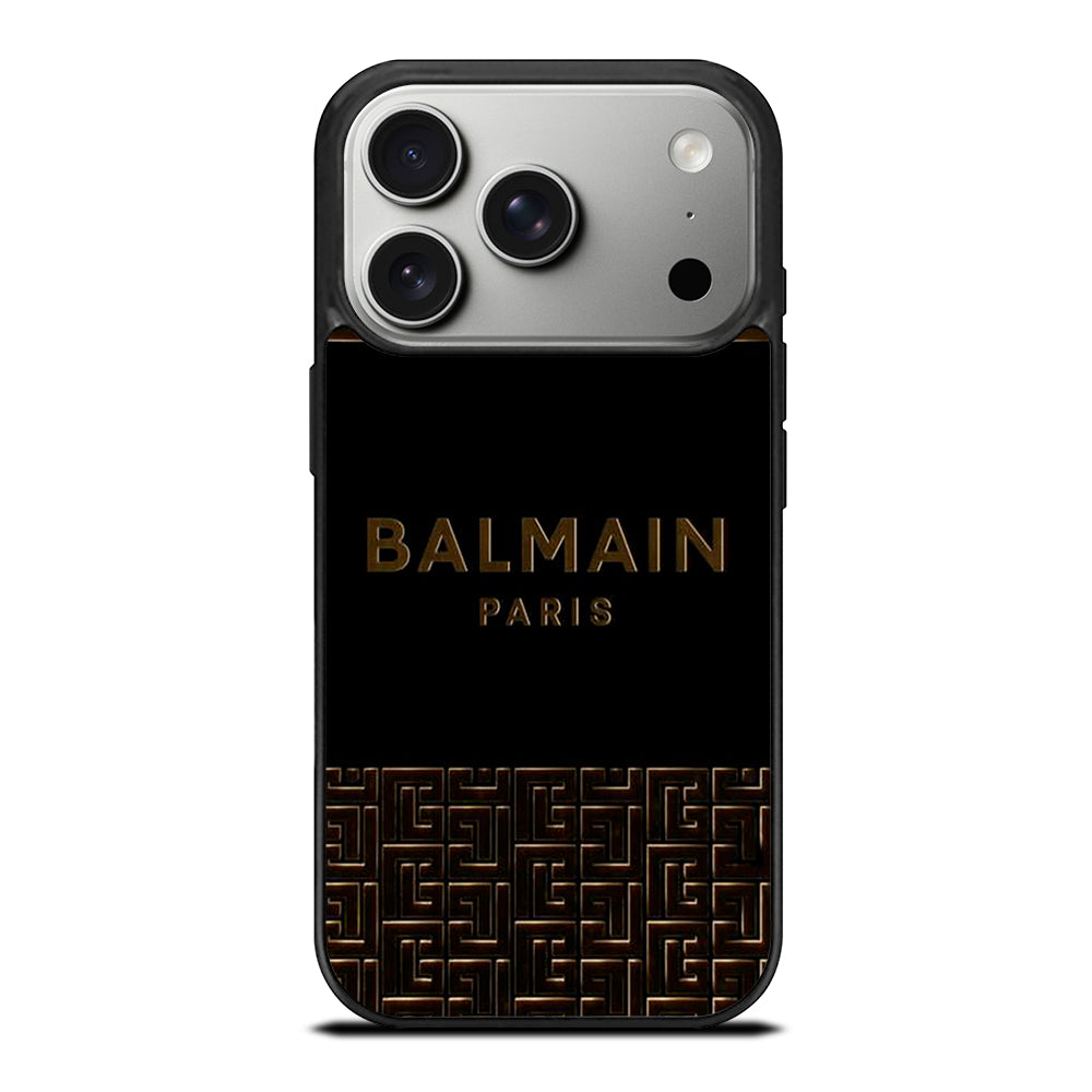 BALMAIN PARIS LOGO 3 iPhone 17 Pro Case Cover