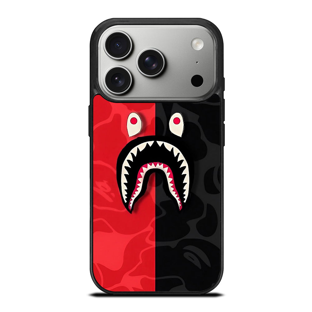 BAPE SHARK CAMO ART iPhone 17 Pro Case Cover