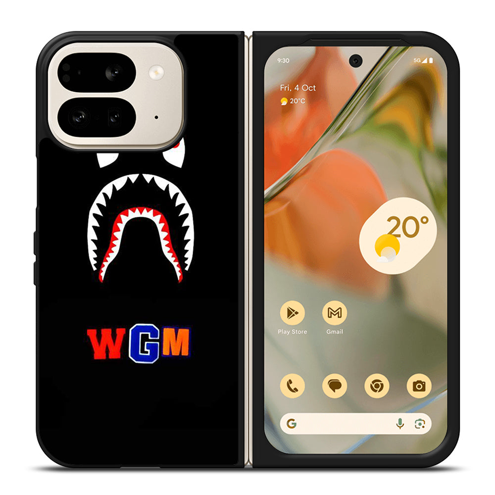 BAPE SHARK WGM Google Pixel 9 Pro Fold Case Cover