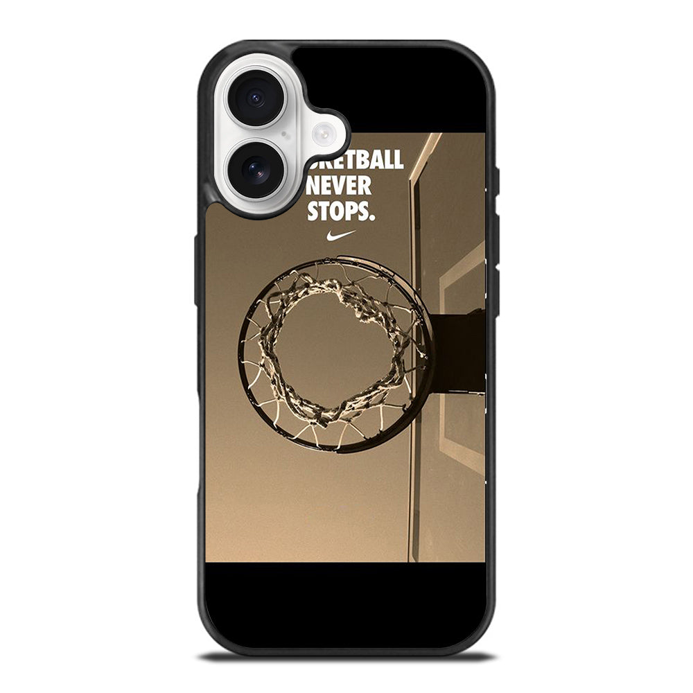 BASKETBALL NEVER STOPS 4 iPhone 17 Case Cover