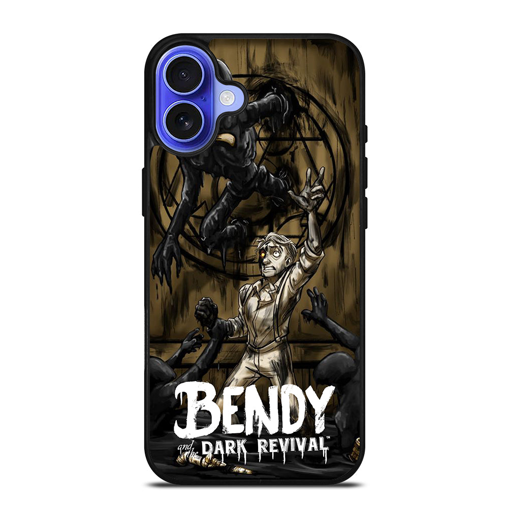 BENDY AND THE DARK REVIVAL ART iPhone 16 Case Cover