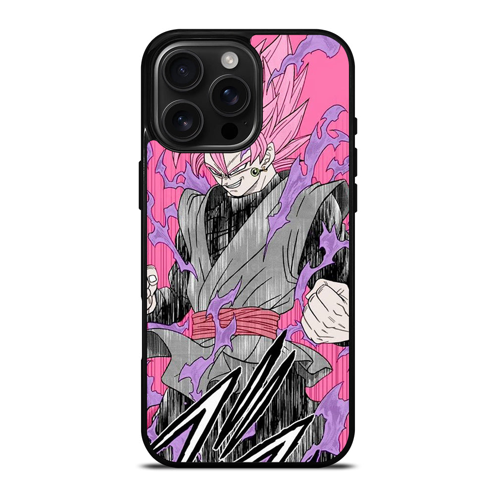 BLACK GOKU DRAGON BALL ART iPhone 16 Pro Max Case Cover