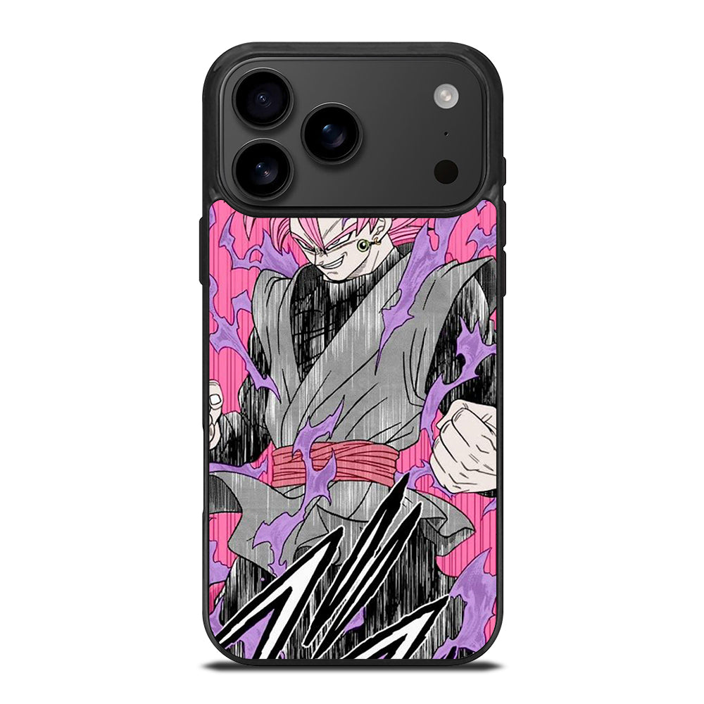 BLACK GOKU DRAGON BALL ART iPhone 17 Pro Max Case Cover