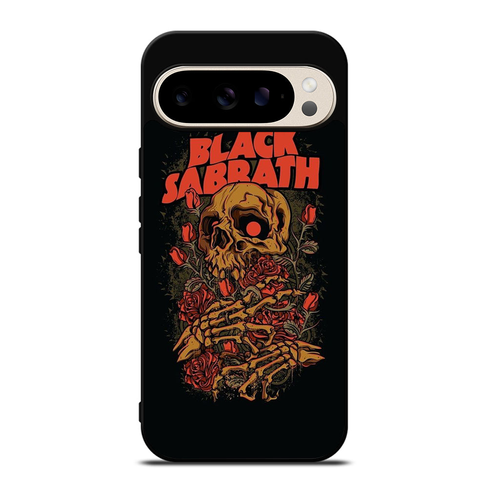 BLACK SABBATH ROSE SKULL BAND Google Pixel 9 Pro Case Cover