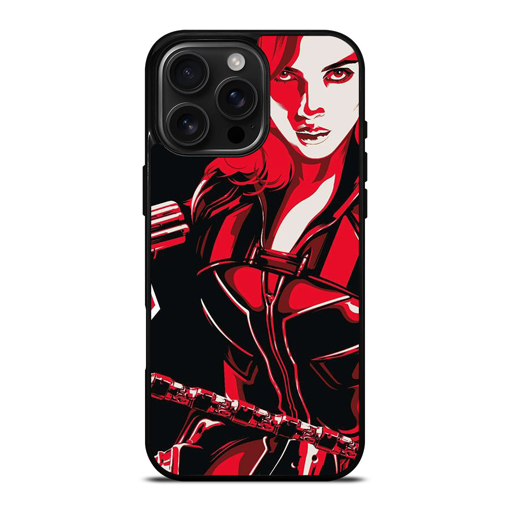 BLACK WIDOW iPhone 16 Pro Max Case Cover