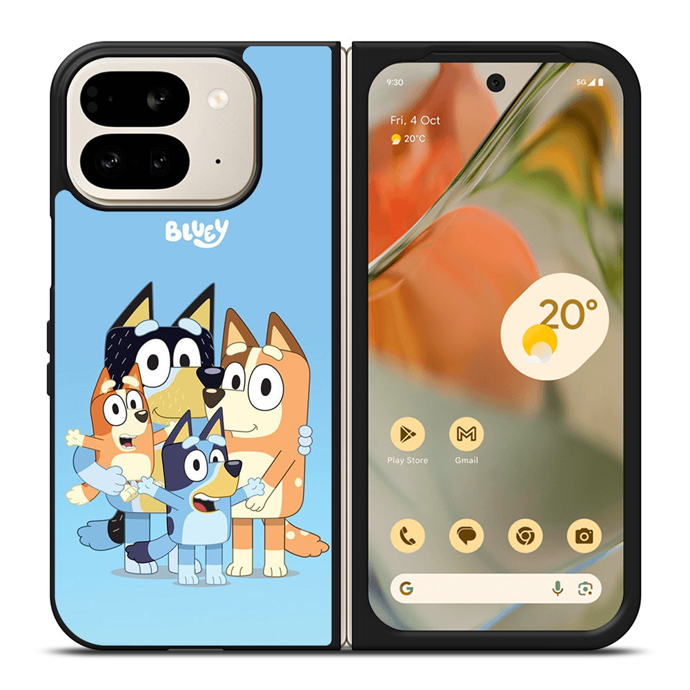 BLUEY HEELER PUPPY CARTOON 1 Google Pixel 9 Pro Fold Case Cover