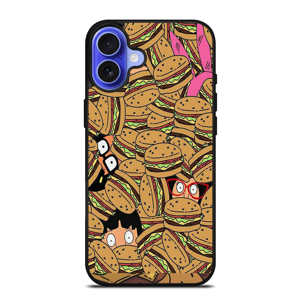 BOB'S BURGERS PATTERN iPhone 16 Case Cover