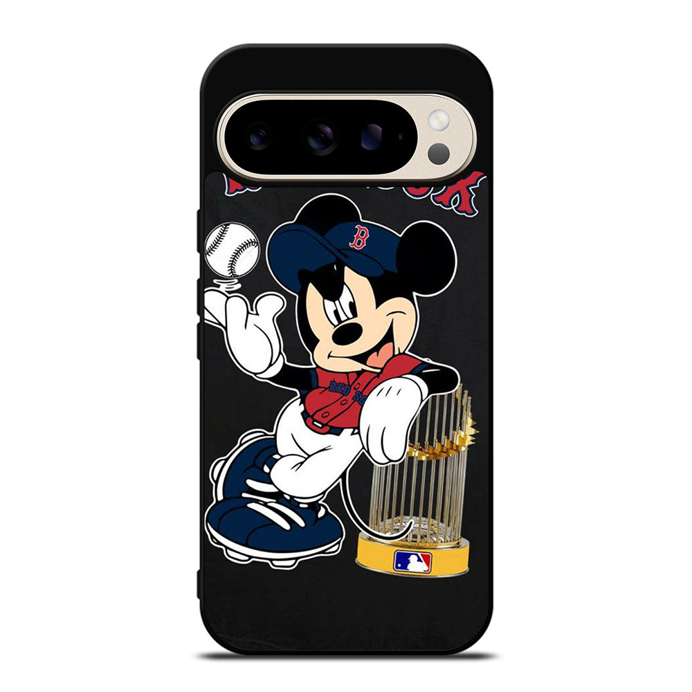 BOSTON RED SOX MICKEY MOUSE Google Pixel 9 Pro Case Cover