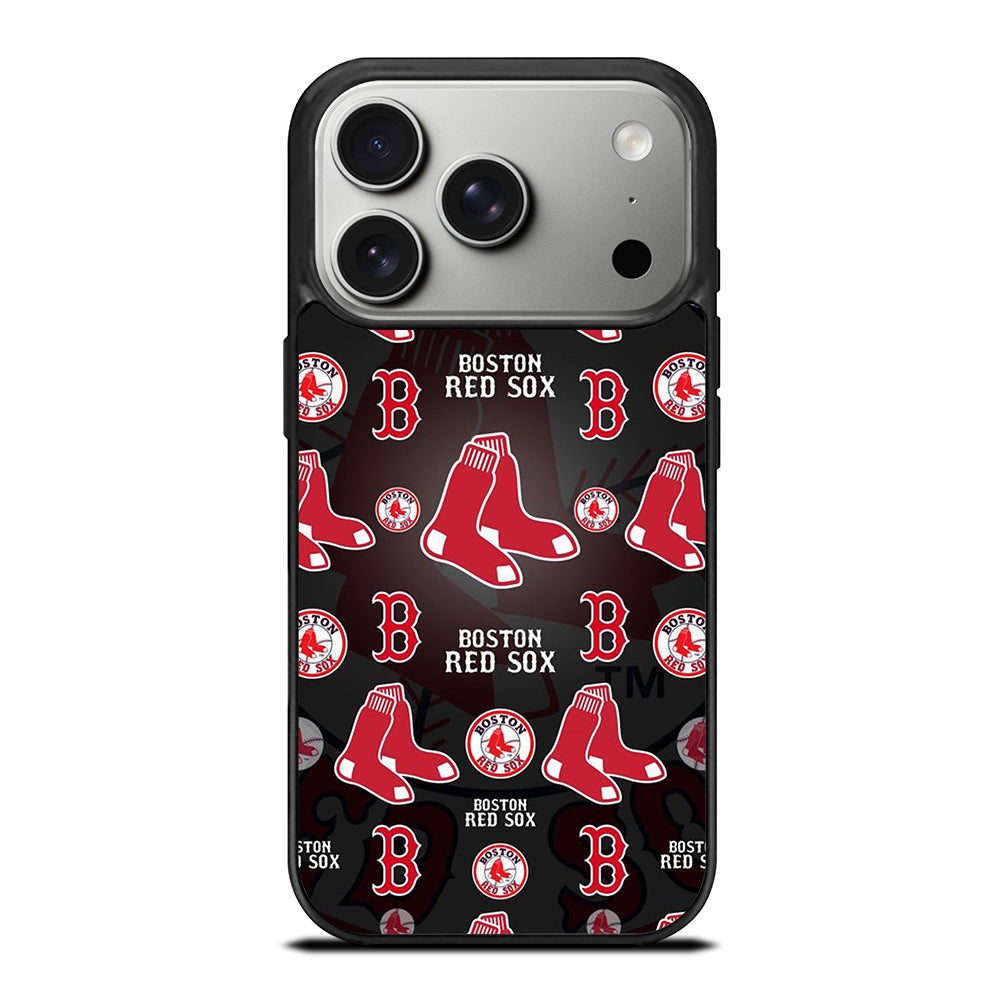 BOSTON RED SOX PATTERN iPhone 17 Pro Case Cover