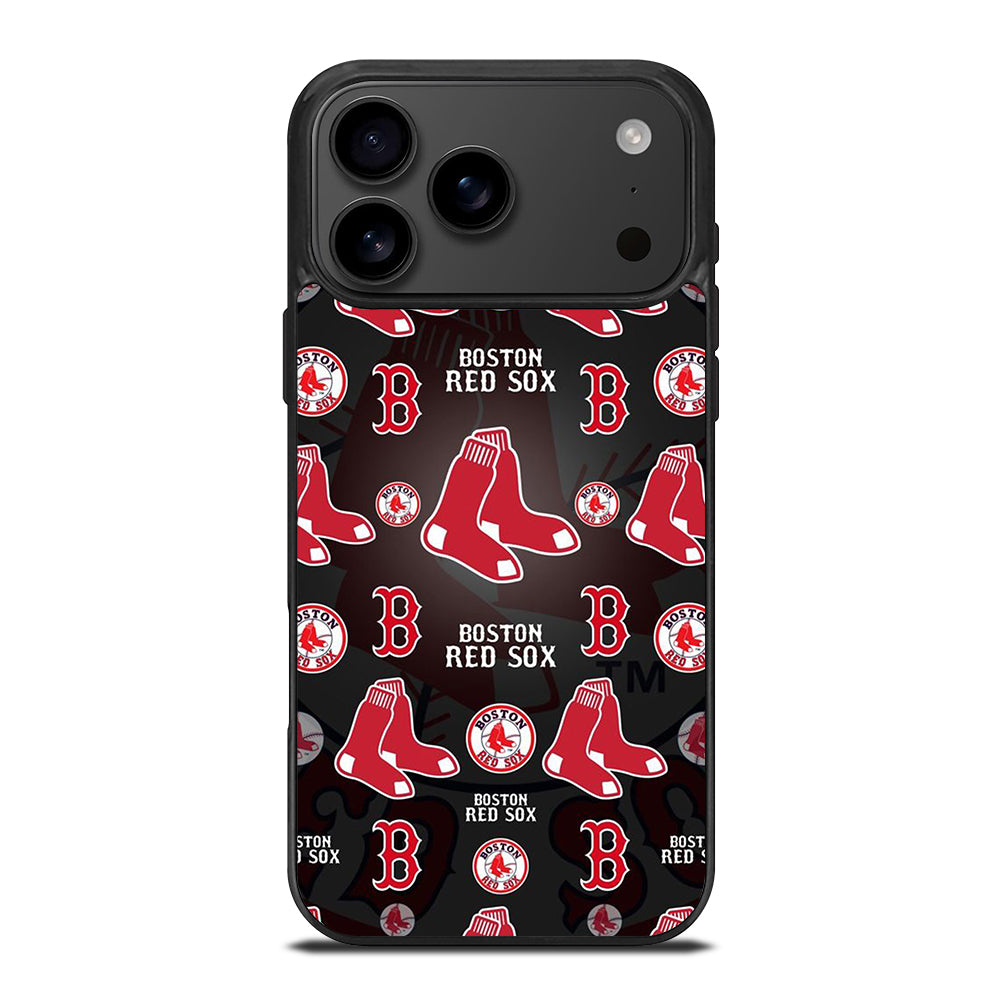 BOSTON RED SOX PATTERN iPhone 17 Pro Max Case Cover