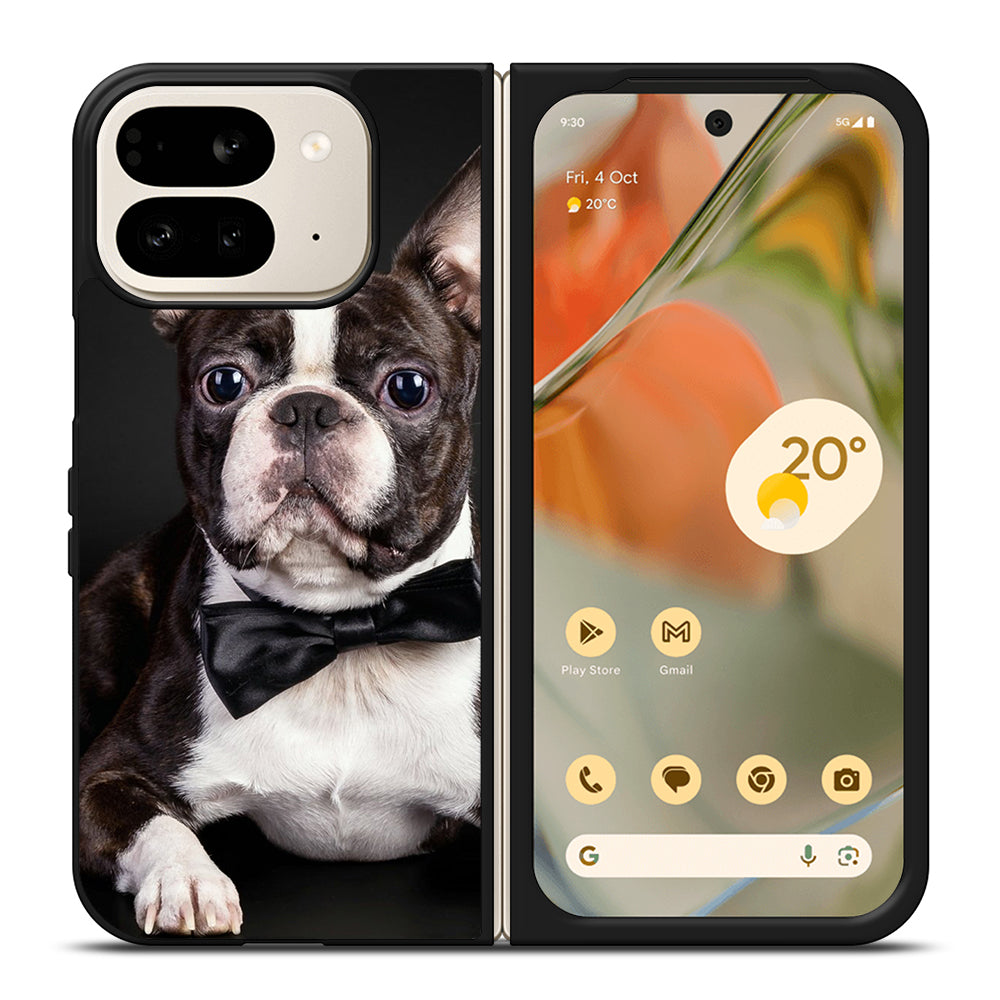 BOSTON TERRIER DOG Google Pixel 9 Pro Fold Case Cover
