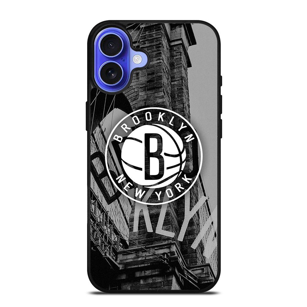 BROOKLYN NETS LOGO 1 iPhone 16 Case Cover