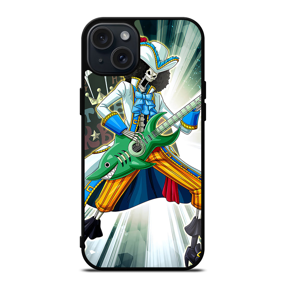 BROOK GUITAR ONE PIECE ANIME iPhone 15 Plus Case Cover