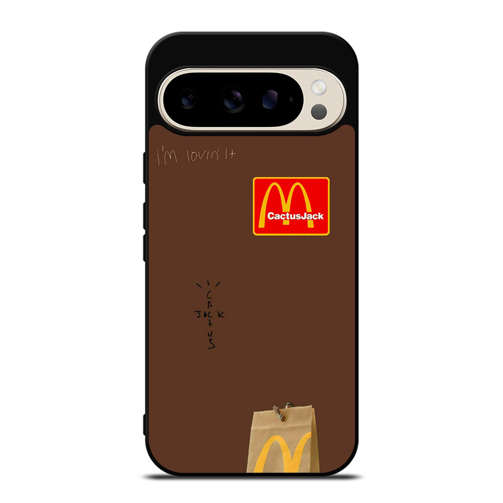 CACTUS JACK TRAVIS SCOTT MCDONALDS LOGO 2 Google Pixel 9 Pro Case Cover