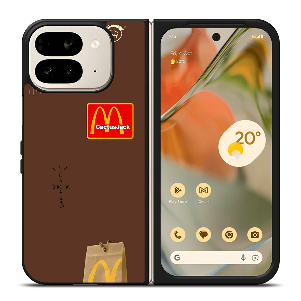 CACTUS JACK TRAVIS SCOTT MCDONALDS LOGO 2 Google Pixel 9 Pro Fold Case Cover