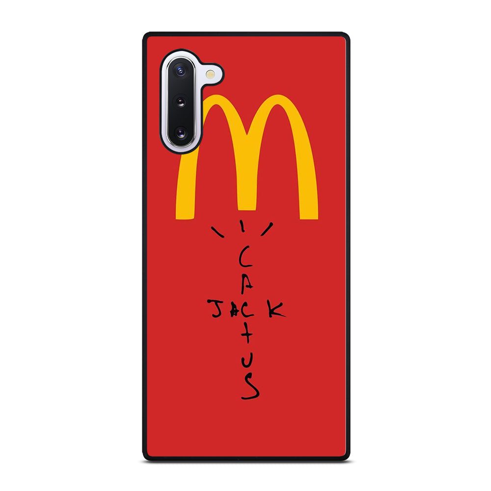 CACTUS JACK TRAVIS SCOTT MCDONALDS LOGO 3 Samsung Galaxy Note 10 Case Cover