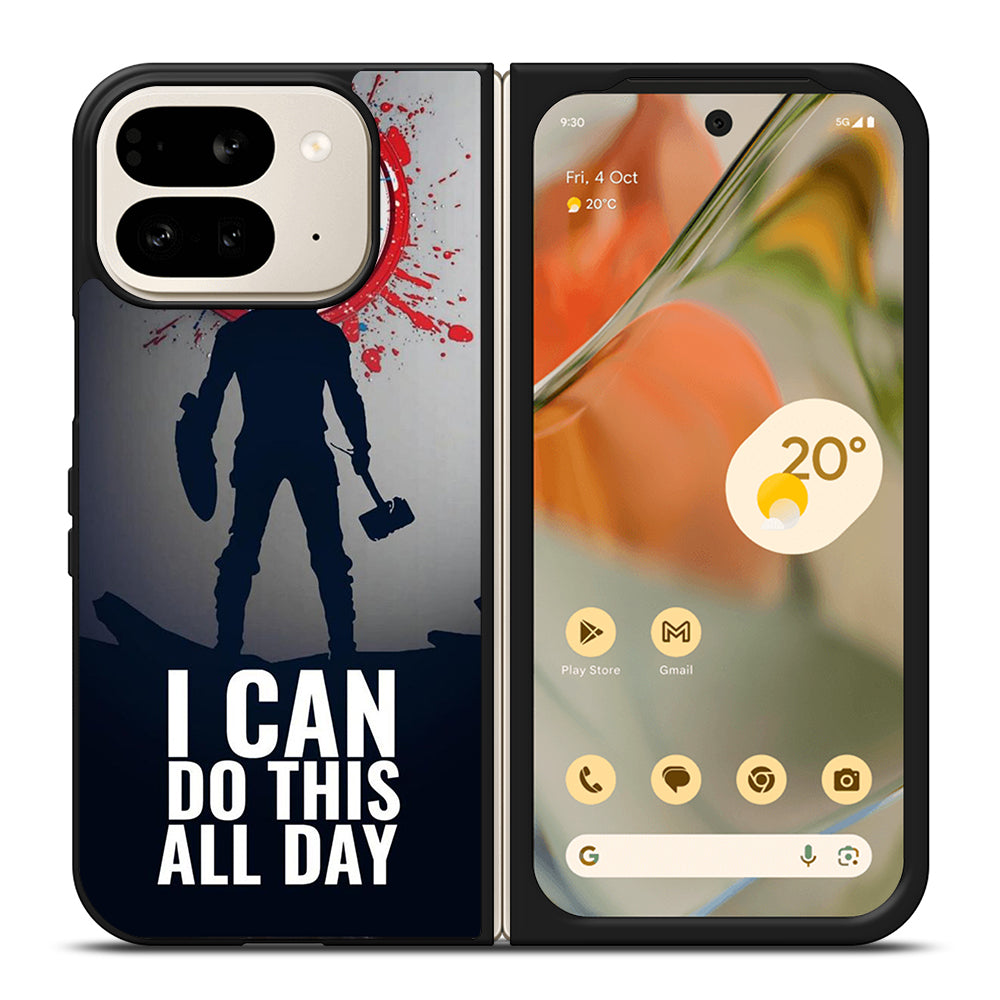 CAPTAIN AMERICA QUOTE Google Pixel 9 Pro Fold Case Cover