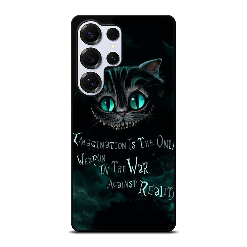 CHESHIRE CAT QUOTE 1 Samsung Galaxy S25 Ultra Case Cover