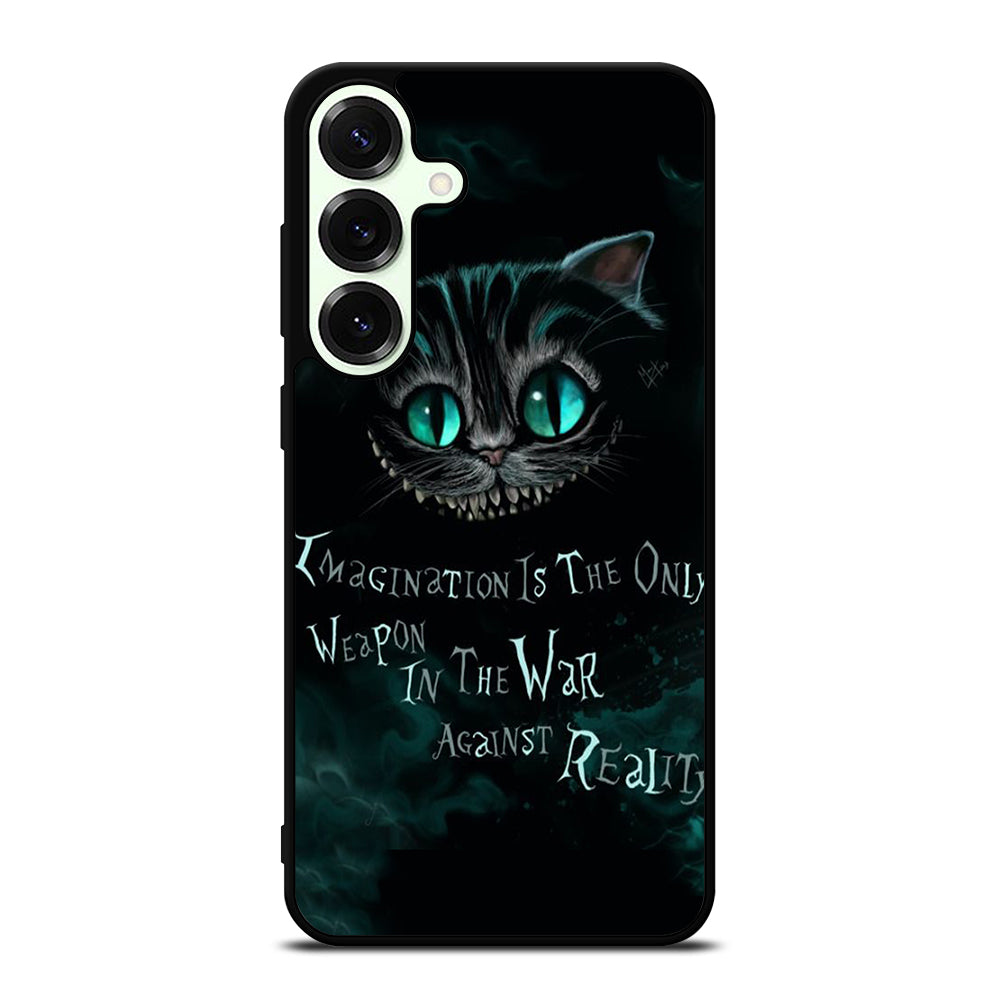 CHESHIRE CAT QUOTE 1 Samsung Galaxy S25 Plus Case Cover