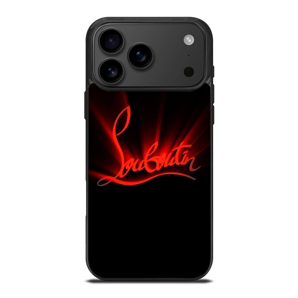 CHRISTIAN LOUBOUTIN RED LOGO 2 iPhone 17 Pro Max Case Cover