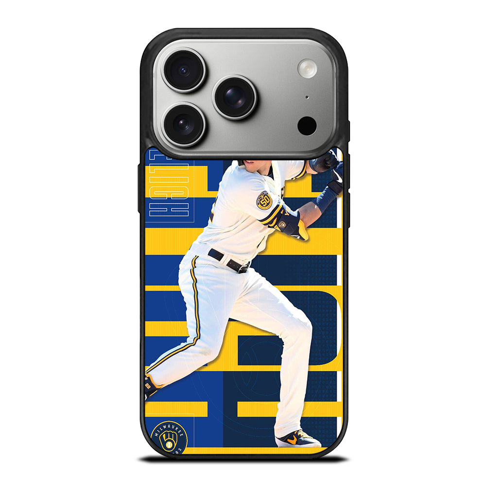 CHRISTIAN YELICH MILWAUKEE BREWERS 22 iPhone 17 Pro Case Cover