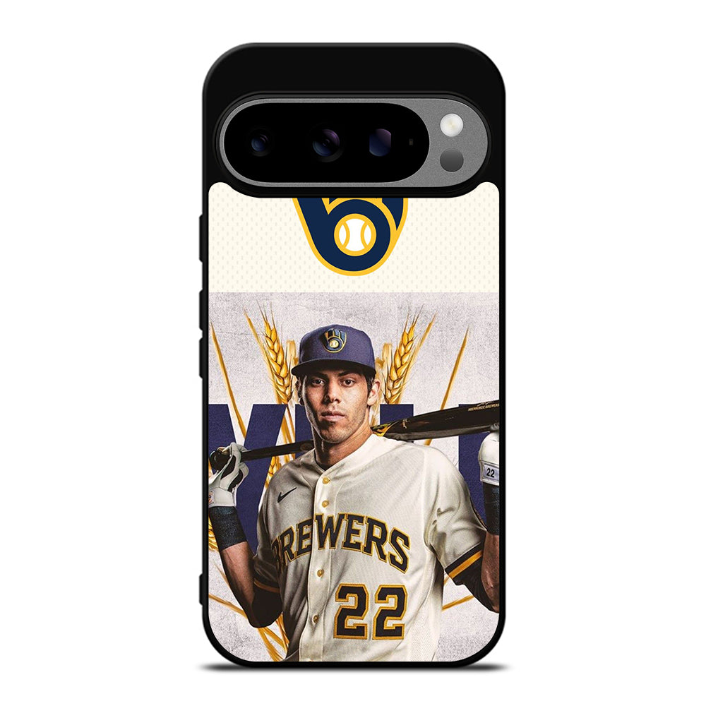 CHRISTIAN YELICH MILWAUKEE BREWERS LOGO Google Pixel 9 Pro XL Case Cover