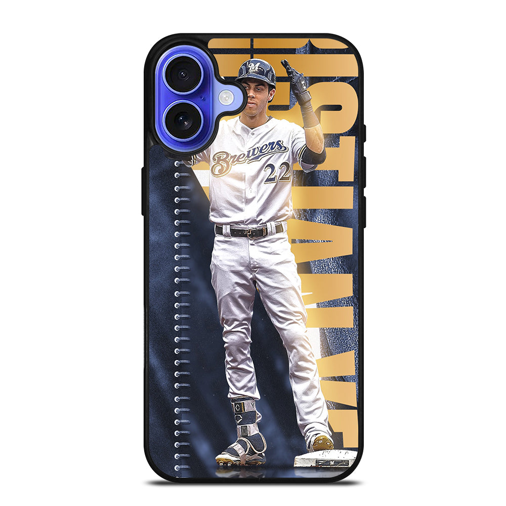 CHRISTIAN YELICH MILWAUKEE BREWERS MLB 2 iPhone 16 Case Cover