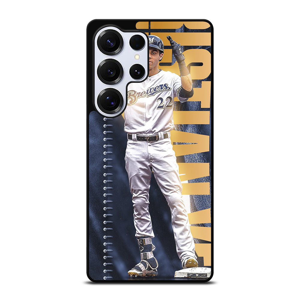 CHRISTIAN YELICH MILWAUKEE BREWERS MLB 2 Samsung Galaxy S25 Ultra Case Cover