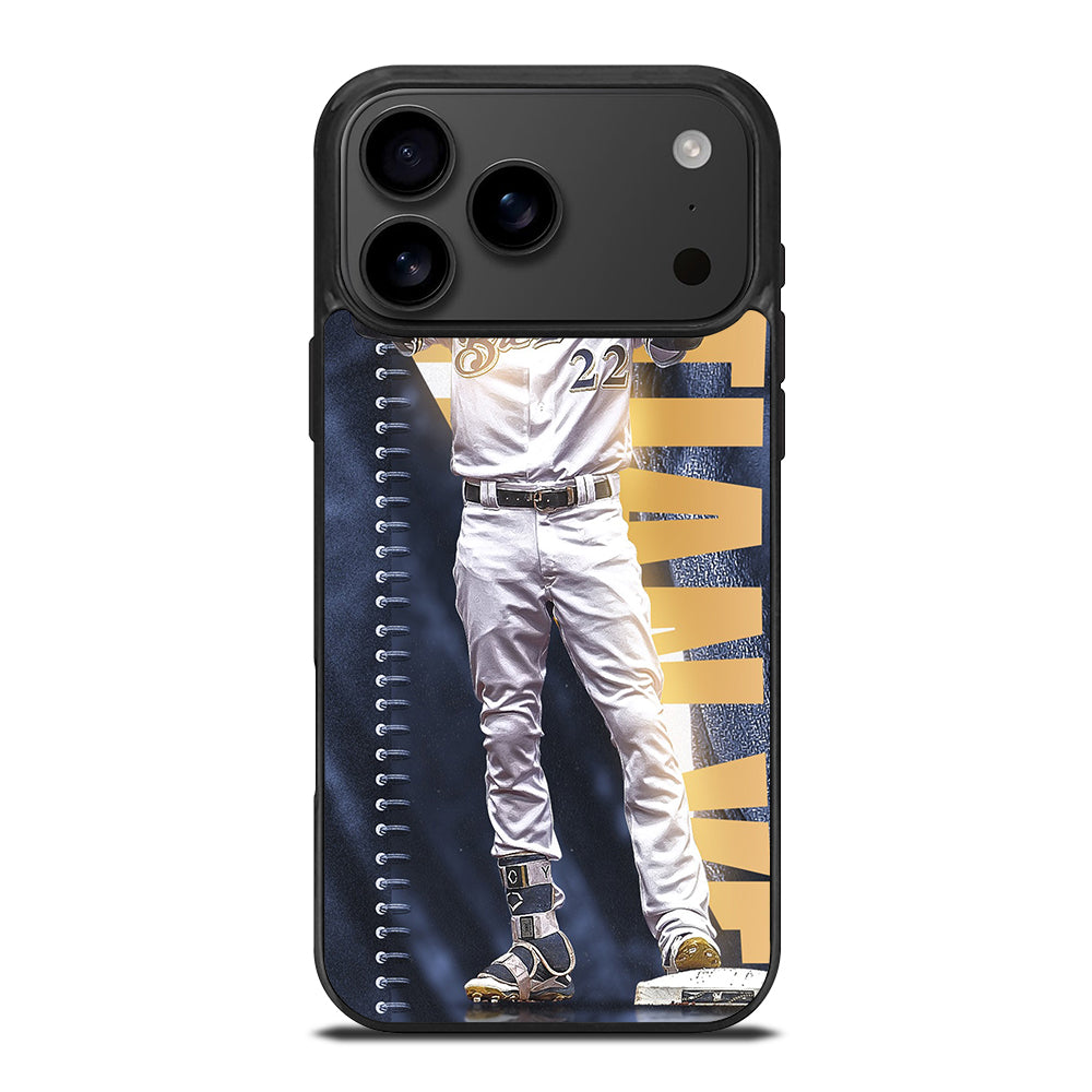 CHRISTIAN YELICH MILWAUKEE BREWERS MLB 2 iPhone 17 Pro Max Case Cover