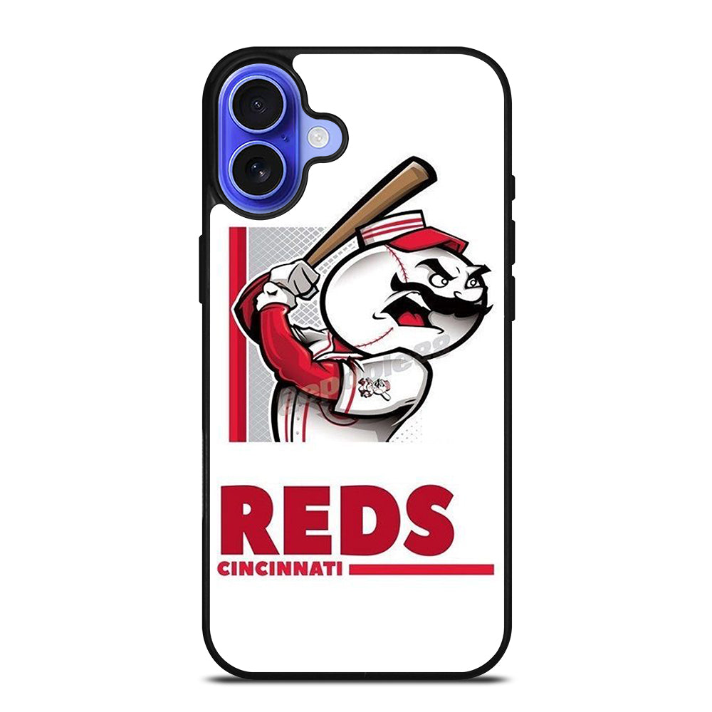 CINCINNATI REDS LOGO 3 iPhone 16 Case Cover