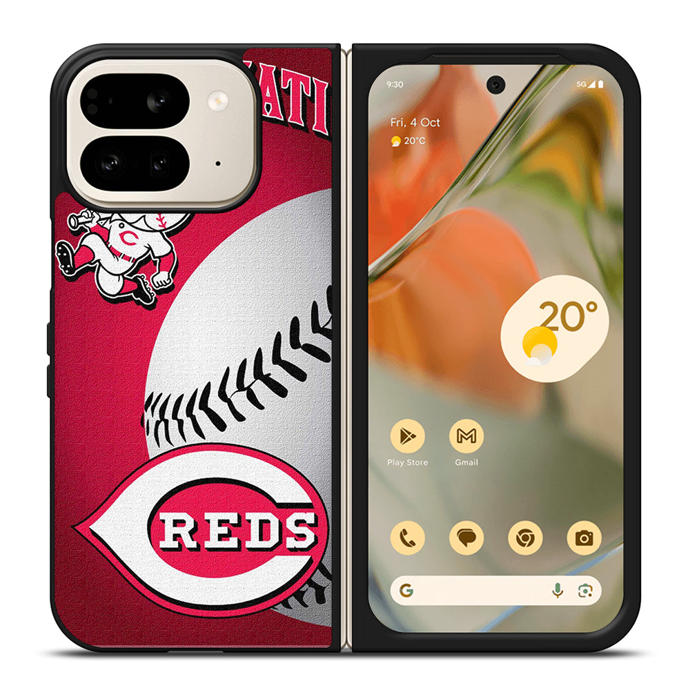 CINCINNATI REDS MLB SYMBOL 2 Google Pixel 9 Pro Fold Case Cover