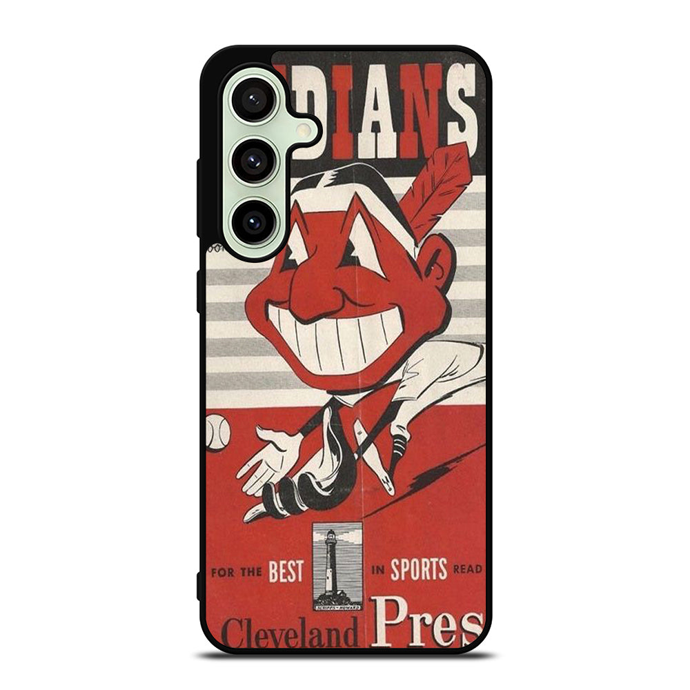 CLEVELAND INDIANS POSTER Samsung Galaxy S24 FE Case Cover